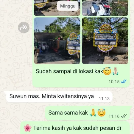 Pengiriman Papan Bunga Duka Menara Btpn
