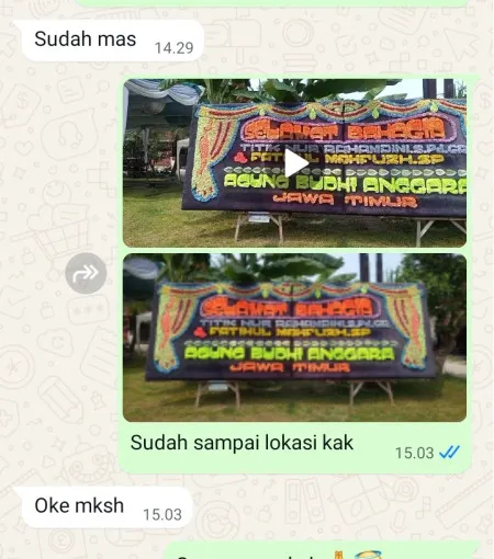 Pengiriman Papan Bunga Menara Btpn