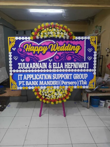 Papan Bunga Menara Btpn